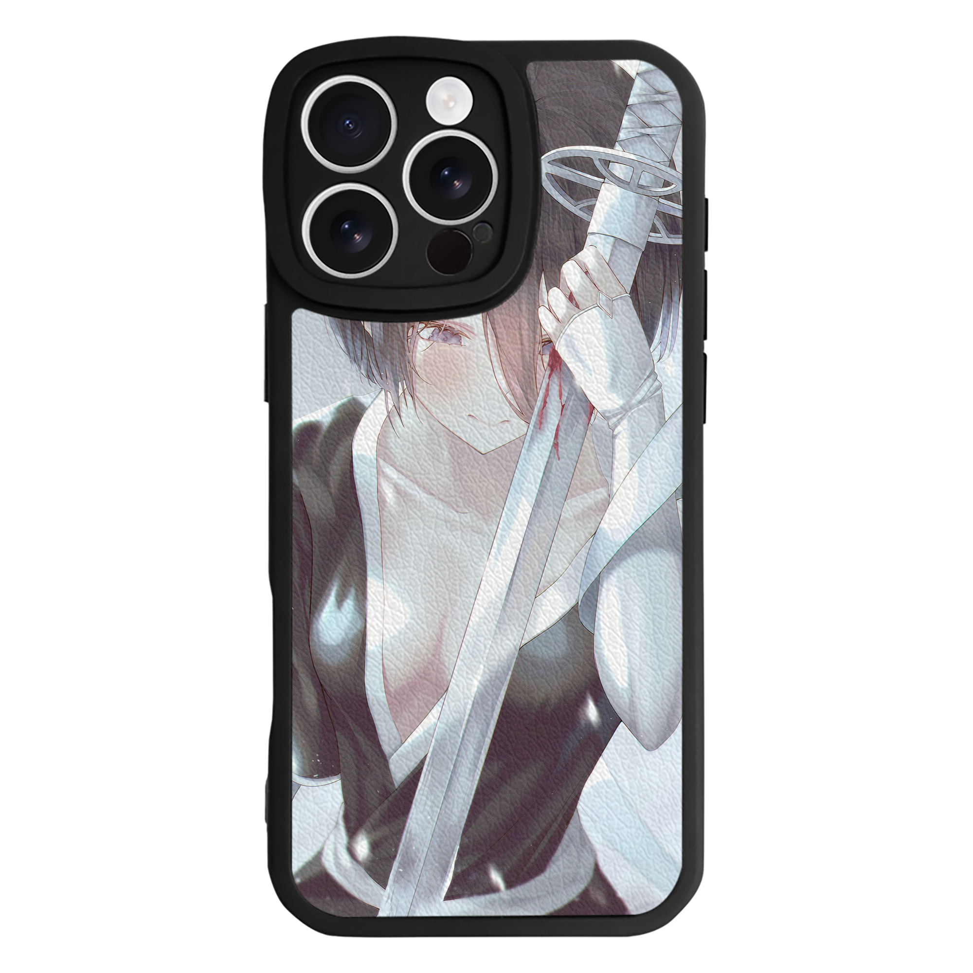 （画像用） ブリーチ BLEACH 【iPhone 16シリーズ対応】シリコンスマホケース（レザー調） 材質：シリコン